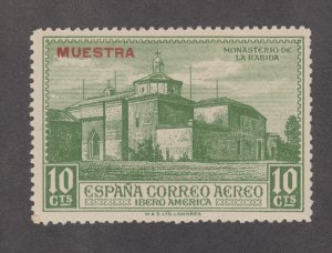 Spain San PP70 MNH. 1930 10c Monastery w/ MUESTRA Specimen ovpt