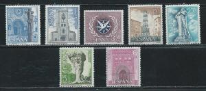 Spain 1472-8 1967 ITY Tourist Year set MLH