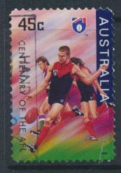 Australia SG 1614  Used  Self Adhesive - Australian Rules