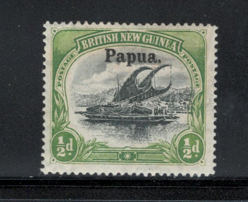 Papua New Guinea 1906 Overprint 1/2p Scott # 11 MH