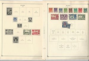 Bosnia, Burma, Bavaria, Azores Stamp Collection 20 Scott International Pages