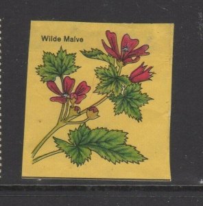 Germany - Wild Malva Collector Vignette Stamp - NG