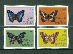 ANTIGUA 1985  BUTTERFLIES #850-853 SET  MNH...$14.00