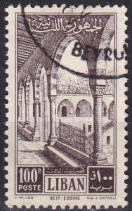 Lebanon #284 F-VF Used CV $9.00  (Z9149)