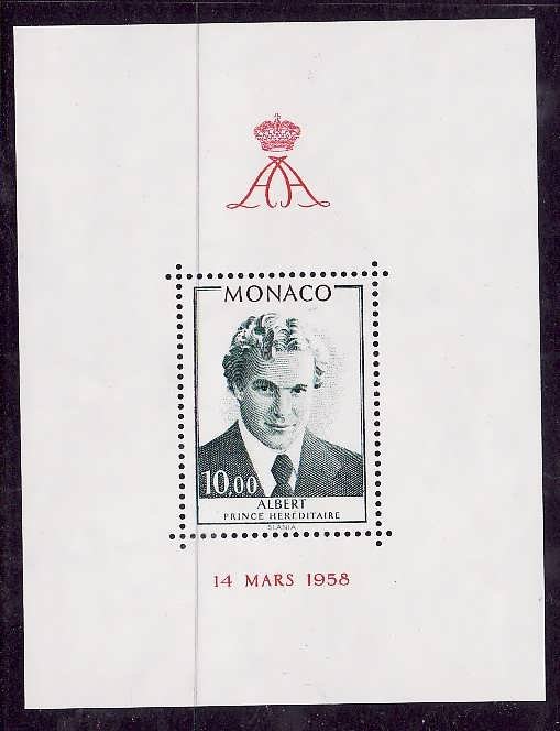 Monaco-Sc #1166-Unused NH sheet-Prince Albert-1979-