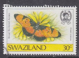 Swaziland sc#510 1987 30c Butterflies used