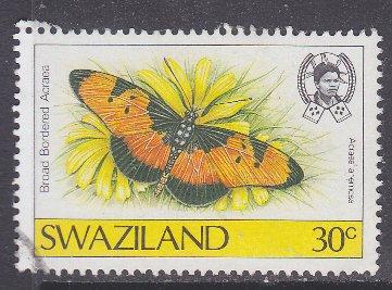 Swaziland sc#510 1987 30c Butterflies used