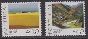 PORTUGAL SG1653/4 1977 EUROPA MNH