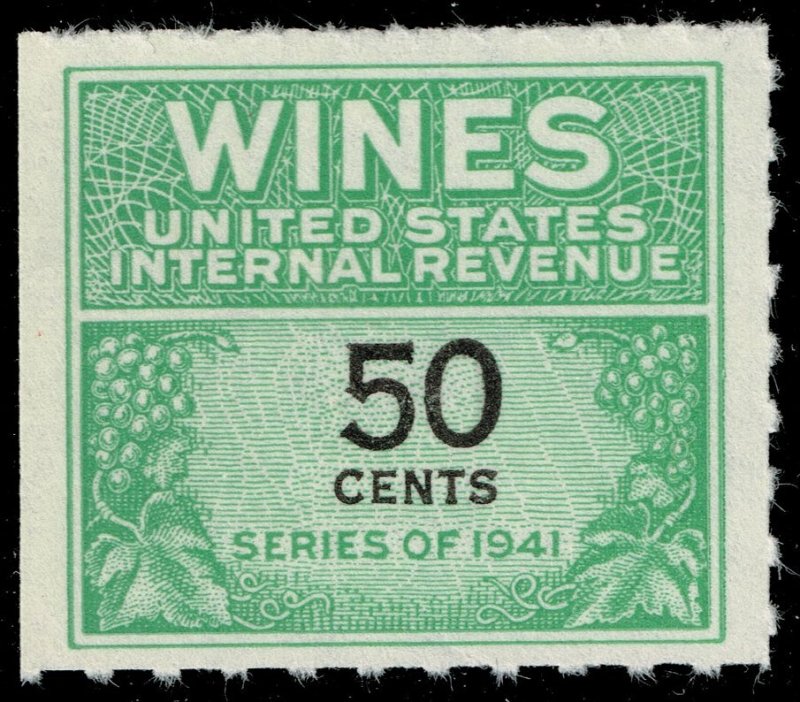 US #RE139 Wine Stamp; Unused NGAI