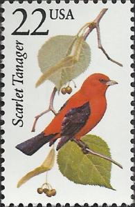 # 2306 MINT NEVER HINGED SCARLET TANAGER