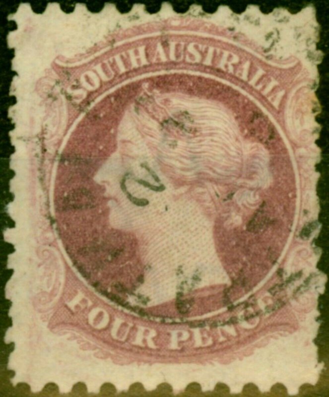 South Australia 1872 4d Dull Lilac SG103 P.10 x 11.5 Good Used