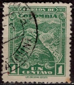 Colombia; 1935: Sc. # 441: Used Single Stamp