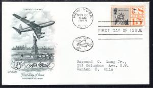 US C58 Statue of Liberty Artmaster U/A FDC