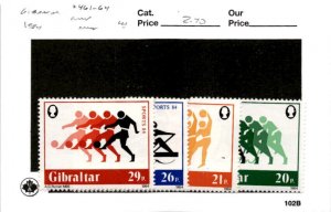 Gibraltar, Postage Stamp, #461-464 Mint LH, 1984 Sports