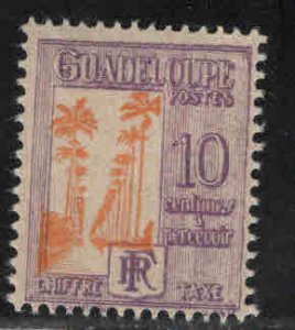 GUADELOUPE Scott J28 Postage due stamp typical centering