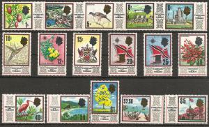 Trinidad & Tobago 144-59 Mint OG 1969 Pictorial Definitives