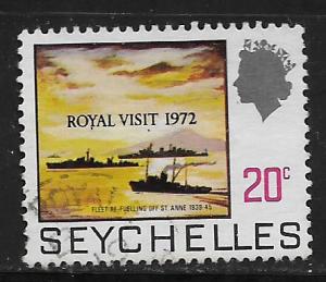 SEYCHELLES, 298, USED, ROYAL VISIT