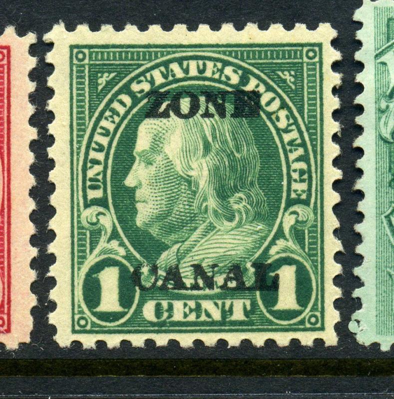 Canal Zone Scott 71d ZONE CANAL Error Overprint Stamp with PF Cert (CZ71-18)