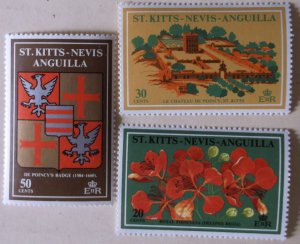 St Kitts-Nevis 242-4 MNH Cat $0.75