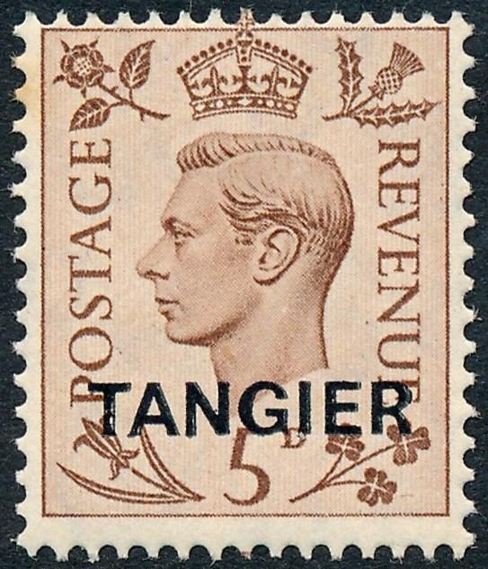 Tangier 1949 5d Brown SG265 MH