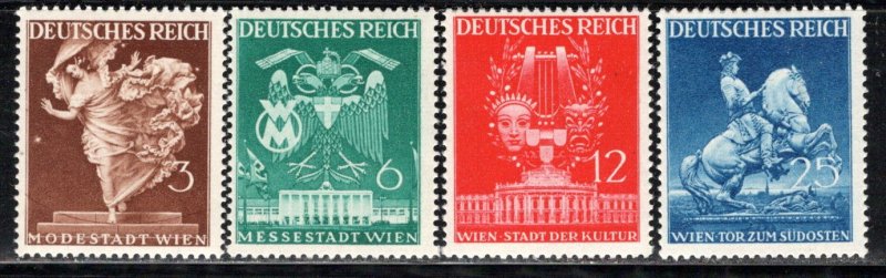 Germany Reich Scott # 502 - 505, mint nh