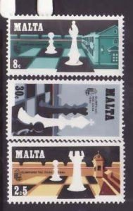    Malta-Sc#577-9- id8-unused NH set-Chess Olympiad-1980-