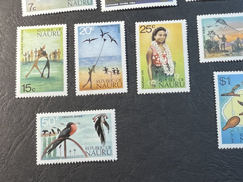 NAURU # 91-104-MINT/NEVER HINGED-----COMPLETE SET------1973(LOTD)