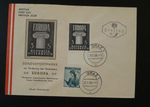 Europa Cept FDC Austria 1960