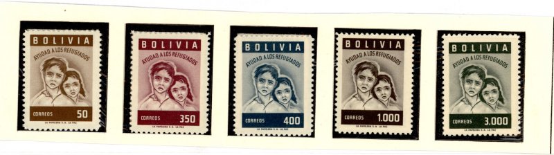 Bolivia #418-422  Single (Complete Set)