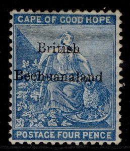 BRITISH BECHUANALAND QV SG3, 4d dull blue, M MINT. Cat £95.