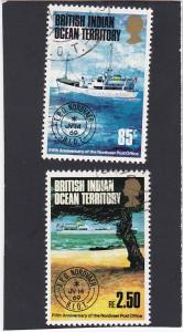 British Indian Ocean Territory #57 & 58 used set