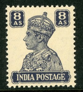 India British 1941 KGVI   8 Annas  Scott 178 MNH X488