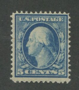 1909 US Stamp #335 5c Mint Never Hinged F/VF Regular Issue 