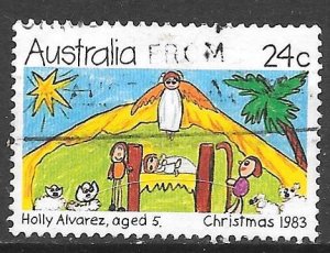 Australia 882: 24c Nativity, used, F-VF