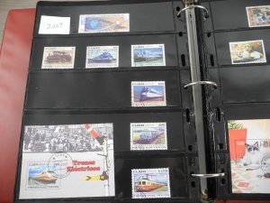 CUBA(2002-2008), Stamp Collection in stock pages(Kenmore binder)