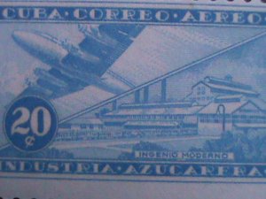 ​CUBA 1936 SC#C20 AIRPLANE -THE FOUR WINDS-MNH-OG VF-87 YEARS OLD STAMP