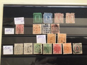 Finland 1866 to 1895 used stamps A12810