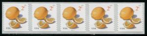 5256 US 2c Meyer Lemon SA coil, MNH PNC/5 #B11111 w/o back #