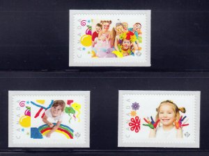 FUN ART = Set of 3 Personalized PICTURE POSTAGE Canada 2013 [p4p3]