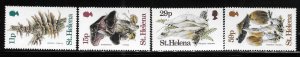 St Helena 1983 Local Fungi Mushroom Sc 390-393 MNH A995