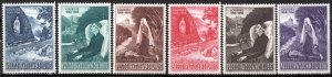 Vatican City SC#233-238 1st Apparition of the Virgin Mary in Lourde (1958) MNH