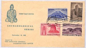 ai1653 - PAKISTAN  -  Postal History - FDC COVER 1963   ARCHEOLOGY