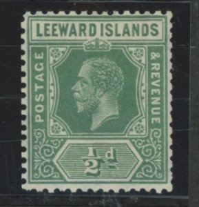 Leeward Islands #62a Unused Single