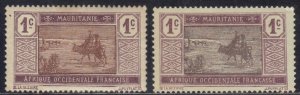 MAURITANIA SCOTT# 18  1c  1913-38   SEE SCAN