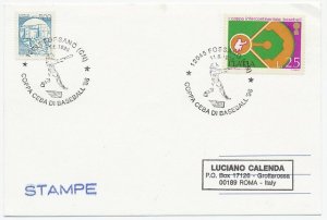 Card / Postmark Italy 1996 Baseball