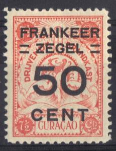 Curacao  #93  MNH  1927 marine insurance stamps surcharge 50c