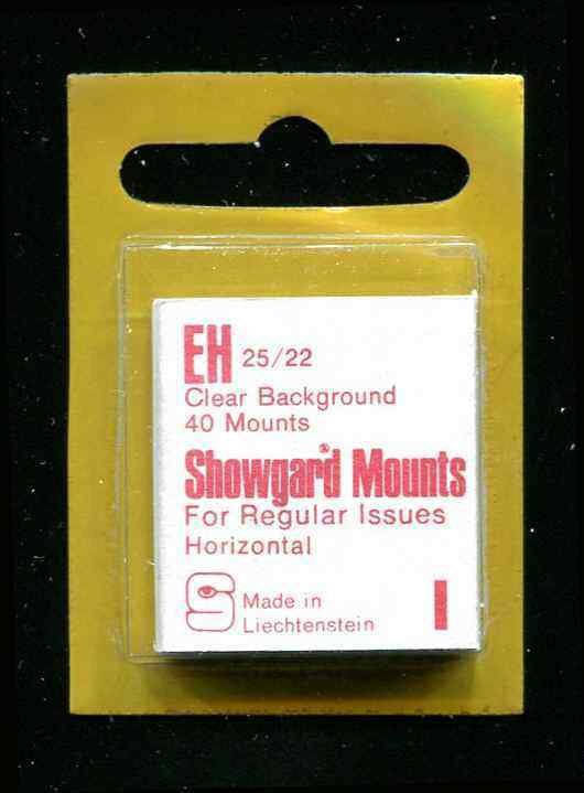 Showgard Clear Stamp Mounts EH 25/22 PreCut  (40 count)  