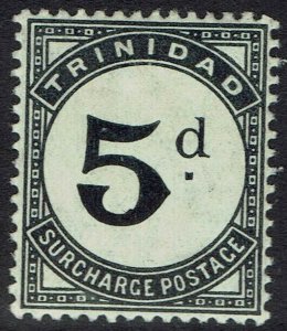 TRINIDAD 1905 POSTAGE DUE 5D MNH ** WMK MULTI CROWN CA  