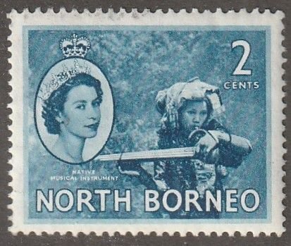 North Borneo, stamp, Scott#262,  used, hinged,  2 cents,  Queen