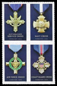 PCBstamps  US #5065/5068a Block $1.88(4x{47c})Service Cross Medals, MNH, (13)